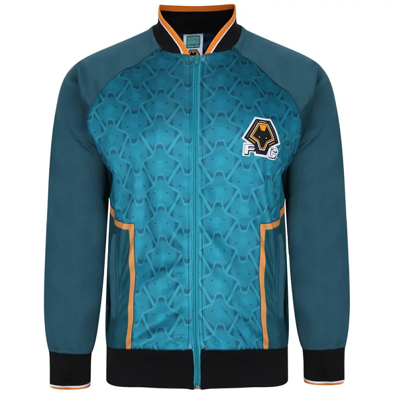 Wolverhampton Wanderers Shirt Store | 1996 Retro Away Track Jacket Collection Wolverhampton Wanderers Official Gear